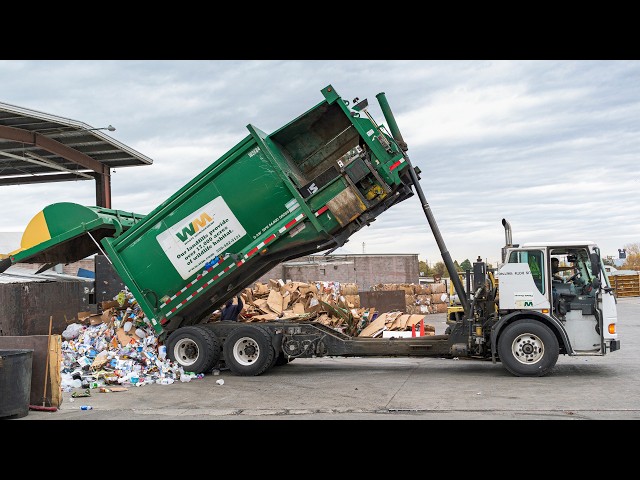 Garbage Trucks At The Dump!