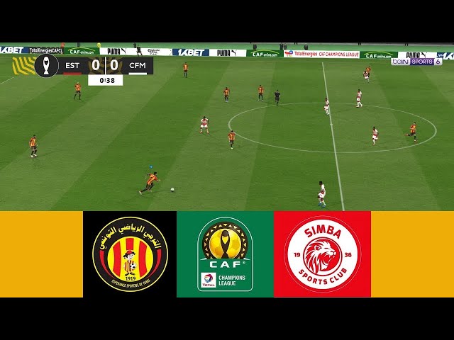 🔴LIVE | ES Tunis vs Simba S.C. - CAF Champions League 2025/26 | Video Game Simulation