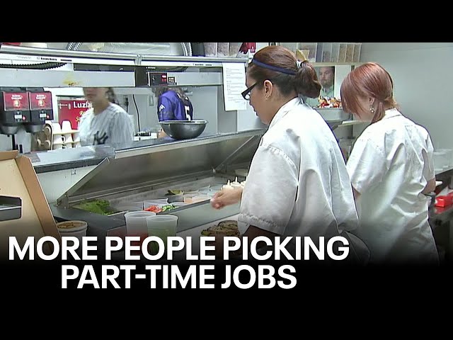 More people picking part-time work, report shows