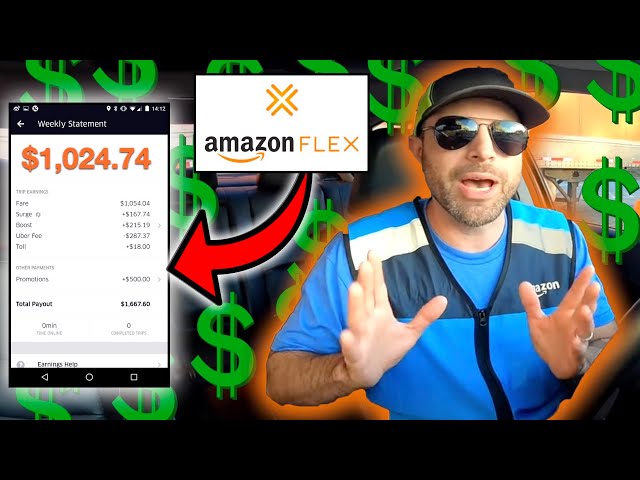 How I Make $1,000 PER WEEK As An Amazon Flex Worker | PART-TIME EARNINGS!! | Dylan Himmerich YouTube