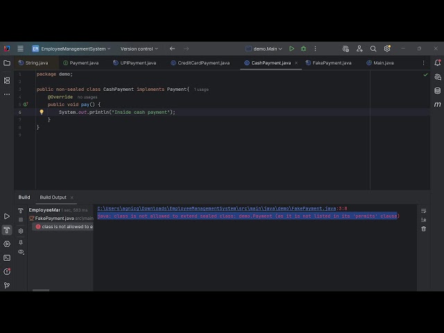 Sealed Classes in Java 17 Explained 🔥 | Java 17 Features | Live Coding + Interview Prep