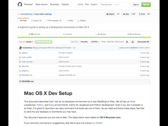 Development Setup For New Mac - Part 1