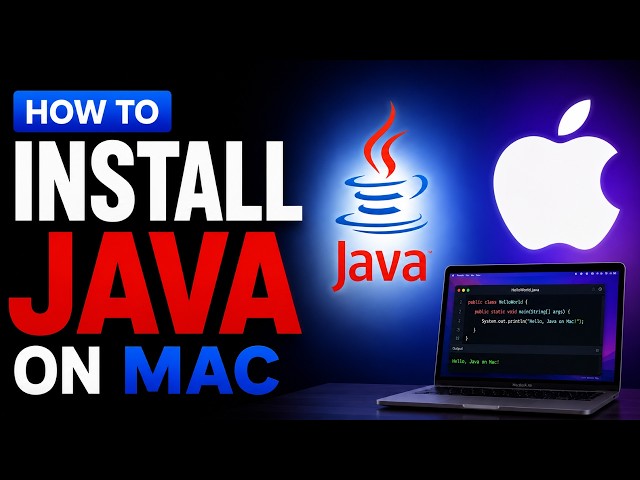 How to Install Java on Mac OS 2026 | Run Java Program on MacBook