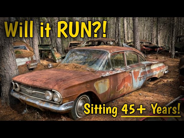 Will this Chevy Bel Air Run after 45 Years?? Destined for the Scrapyard!