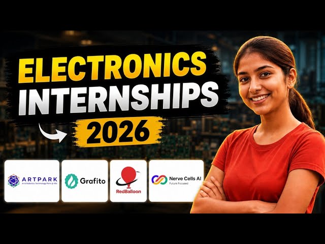 Electronics Internships 2026 | Embedded Software, RF, Firmware & PCB Design | The Silicon Sandbox