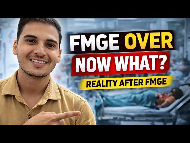 FMGE OVER - NOW WHAT ? | Dr. Sachin Jangra