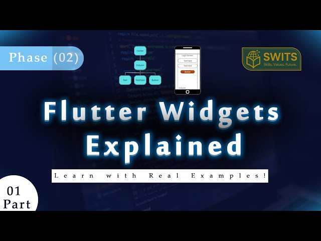 Flutter Widgets Explained for Beginners | Build Your First App (Hindi/Urdu)