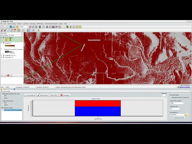 Perform Viewshed Analysis in Simple GIS Client, Desktop GIS Software