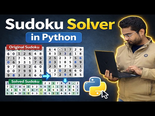 Sudoku Solver using Python | Create a Sudoku Solver in Python | Pygame Development