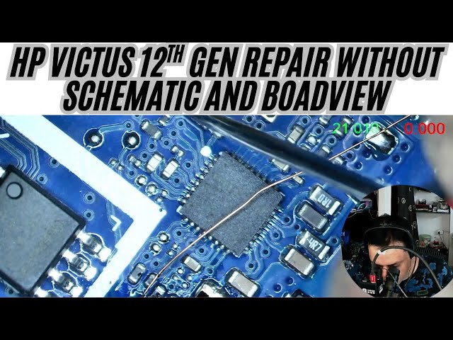 How To Repair 12th Gen HP Victus DAG3PMB18B0 Without Schematic and BoardView |Comprehensive Solution