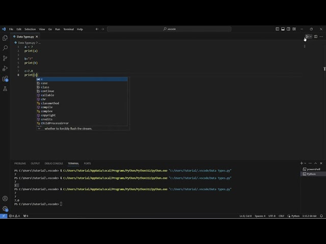 Data Types in Python