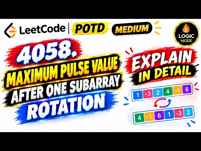 LeetCode 4058 | Maximum Pulse Value After One Subarray Rotation | C++
