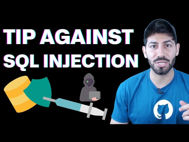 Tip against SQL injection #Shorts