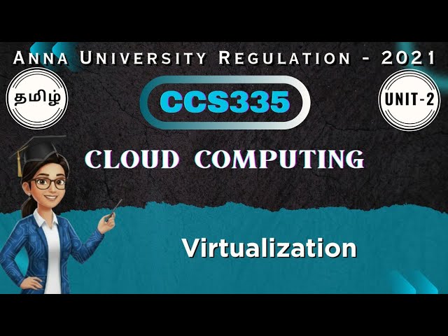 Virtualization in Cloud Computing in tamil||CCS335||Unit-2||Anna university regulation 2021.