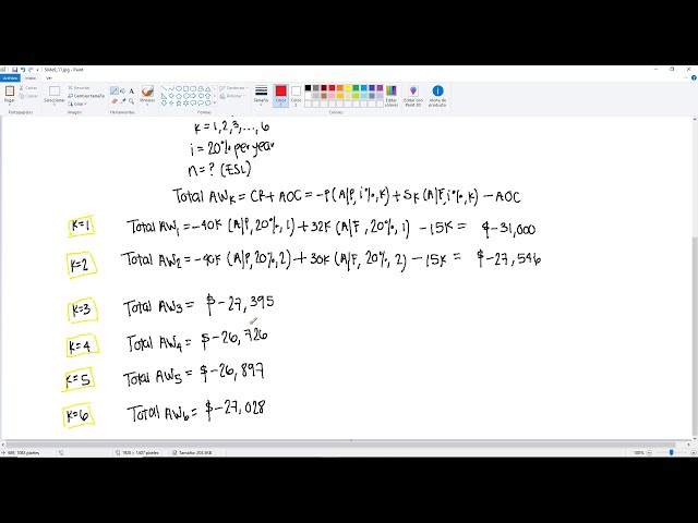 Engineering Economics - Economic Service Life