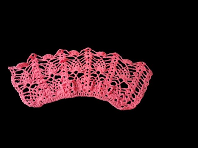 How to Crochet Pineapple Lace Stitch  Step-by-Step | Easy Crochet Pattern Tutorial for Sweaters/Tops