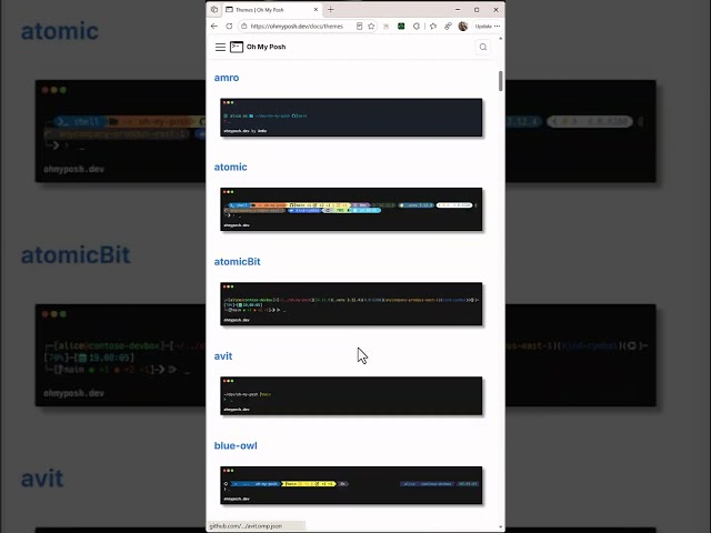🤓 Oh My Posh in VS Code terminal #vscode #terminaltips #codingtips