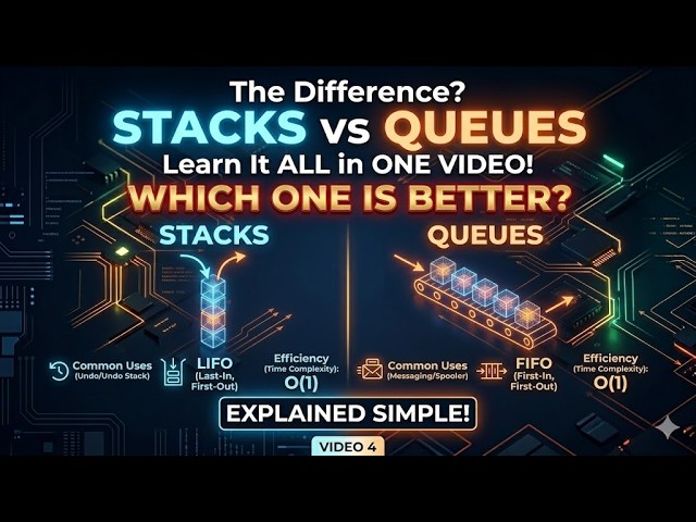 The Ultimate Battle: Stacks vs Queues (Which One Wins?)