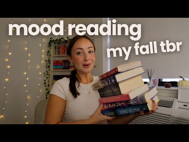 mood reading my fall tbr 📚🍁 cozy fall reading vlog