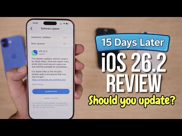 iOS 26.2 Review 15 Days Later | Should you Update?