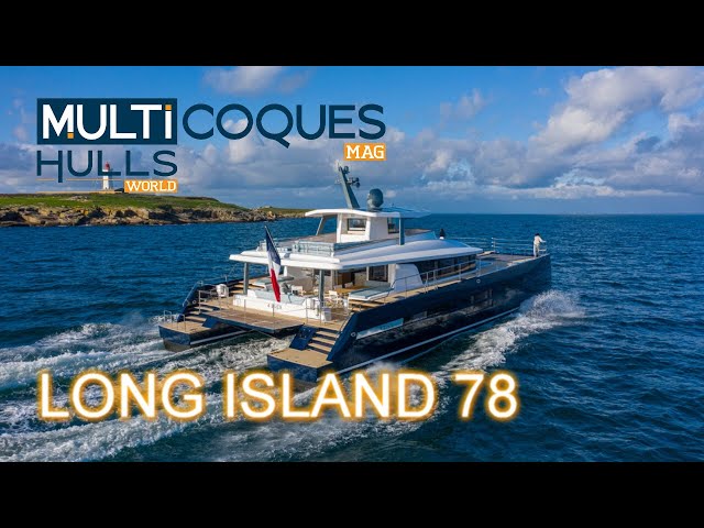 JFA - LONG ISLAND 78 Power Catamaran - Boat Review Teaser - Multihulls World - Multicoques Mag
