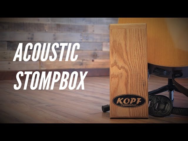 Acoustic Stompbox ToeKicker from Kopf Percussion