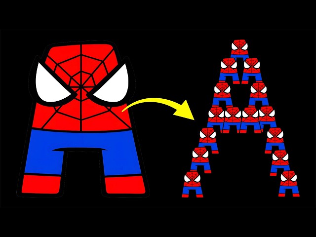 Superhero Alphabet Characters Build A–Z Letters | Catchy ABC Song | Learning for Kids