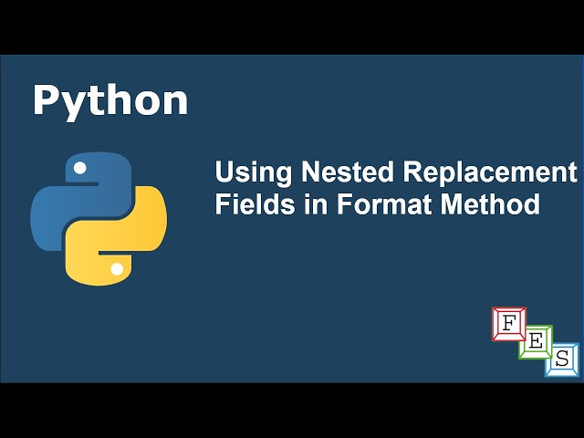 Using Nested Replacement fields in Format Method