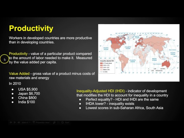 AP Human Geography - Development - Chapter 9 Key Issue 1