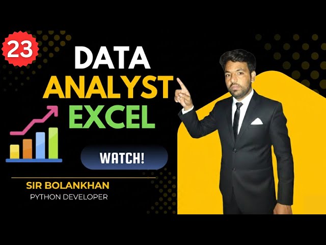 Power Query in Excel | Basic Part 1 | Data Analyst Complete Guide | Hindi/Urdu
