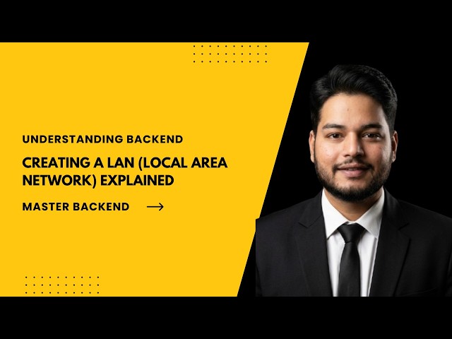 Creating a LAN (Local Area Network) Explained  | Networking Basics