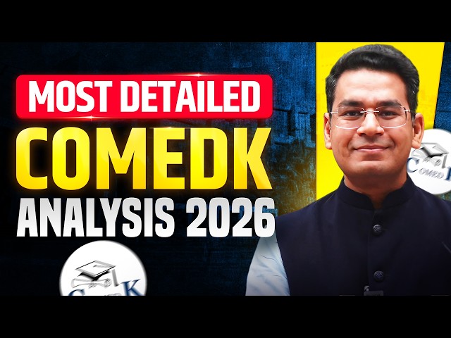 COMEDK 2026 | Most Important Chapters | Detailed Analysis | Anup Sir | MathonGo