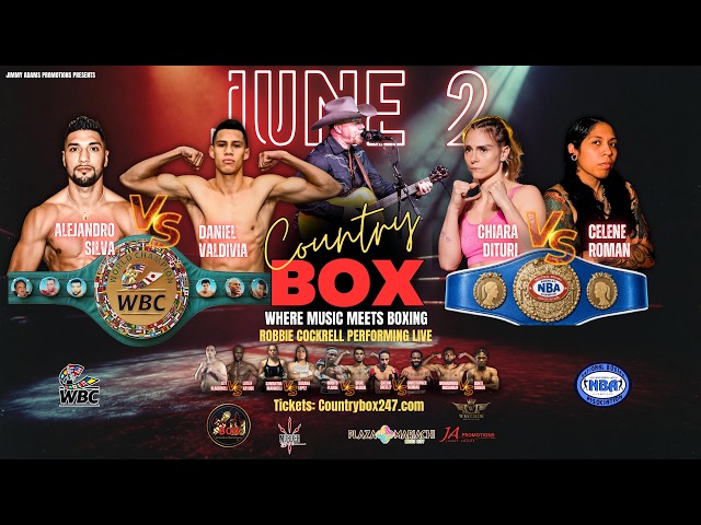 Country Box 42 "Where Music Meets Boxing" Tuesday June 2nd!