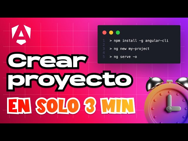 Cómo Crear un Proyecto Angular en 3 Minutos con Angular CLI 🚀 [Tutorial Paso a Paso]