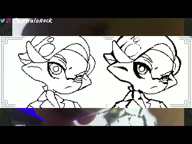 How to draw on the Splatoon Plaza + 6min Tutorial + speed draw