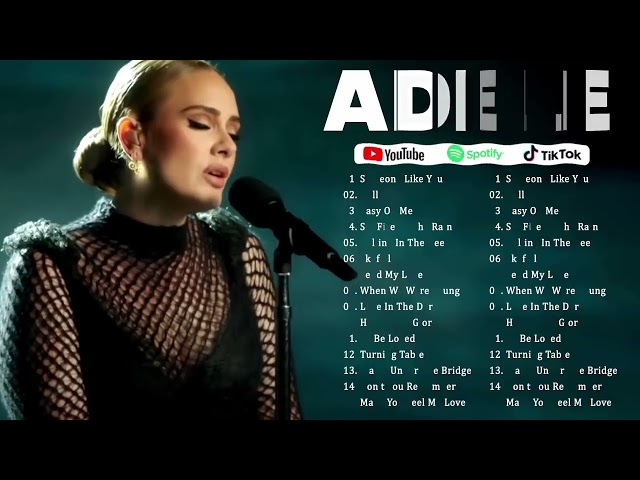 Top ADELE Songs Playlist 2025   ADELE Greatest Hits Collection Of All Time 2025