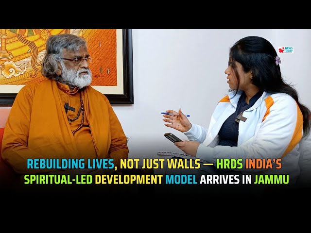 Rebuilding lives, not just walls — HRDS INDIA’s spiritual-led development model arrives in Jammu