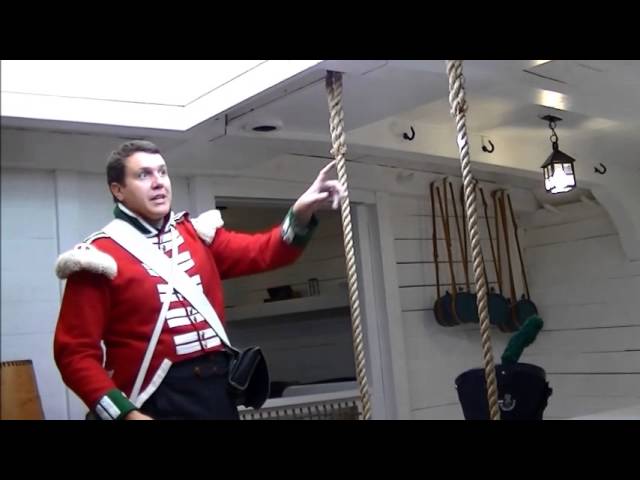 H M S  Tecumseth    Below Deck    Tall Ships Penetanguishene Ontario 2013