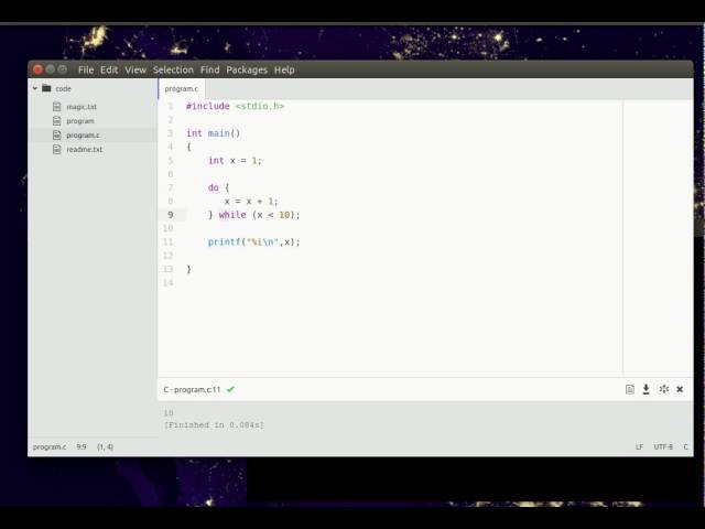 Learn C - do while loop