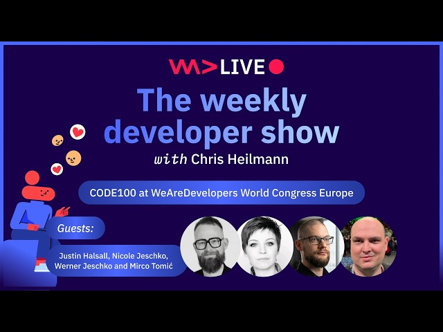 CODE100 at WeAreDevelopers World Congress Europe