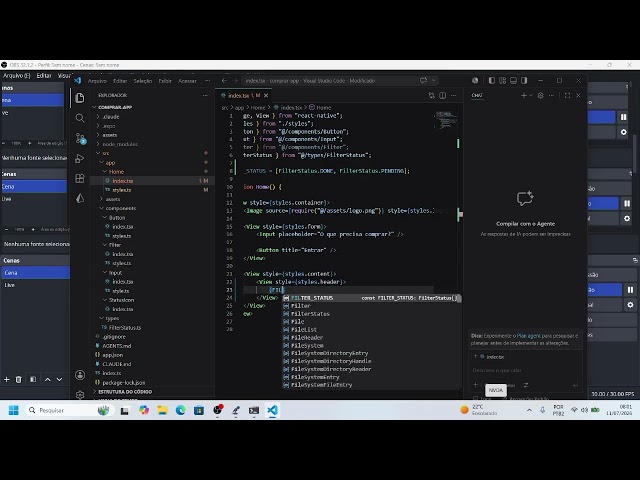 First RN App #08 - Content Header