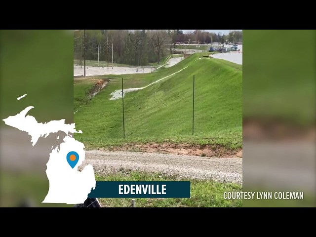 Michigan dam failure caught on video