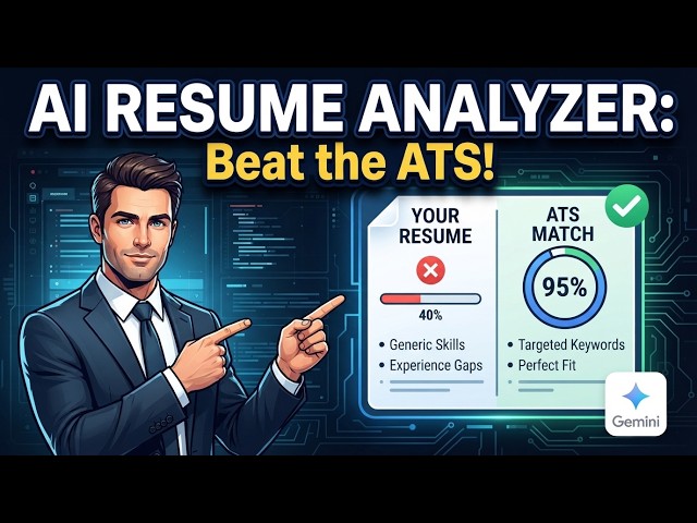 Build an AI Resume Analyzer with Python & Gemini AI | ATS Resume Checker