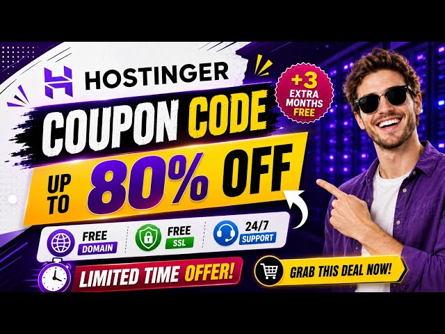 Hostinger Coupon Code | Hostinger Coupon Code 2026 | Hostinger Coupon Code For Domain