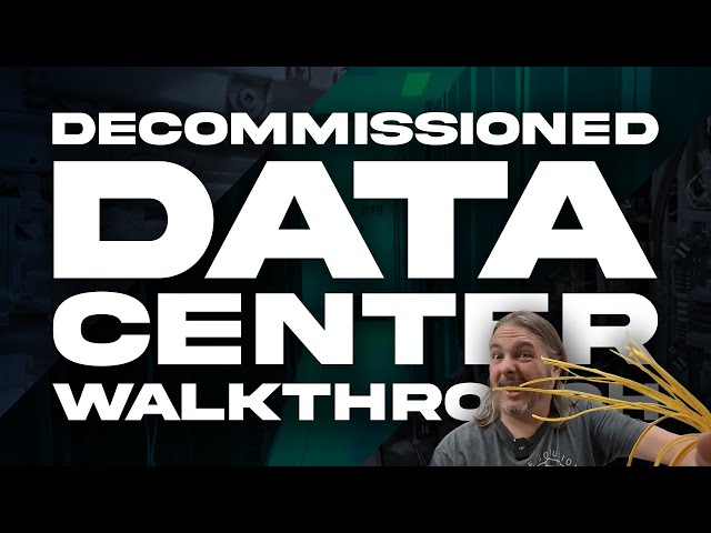 What's Inside This Decommissioned Data Center?