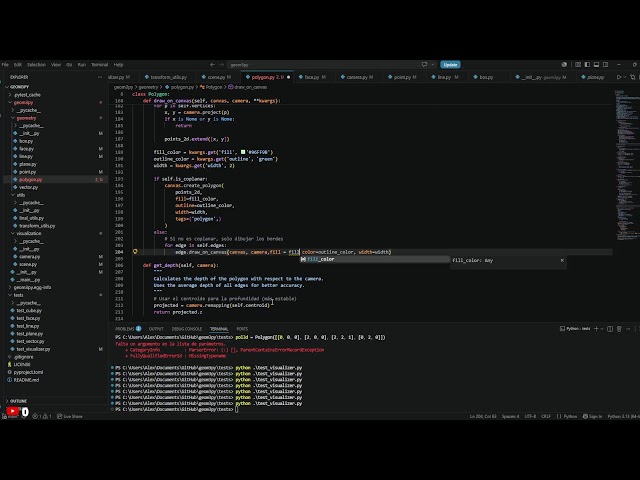 Programando LA MEJOR LIBRERÍA DE GEOEMTRÍA en PYTHON // Python goes rararabrrm brrm