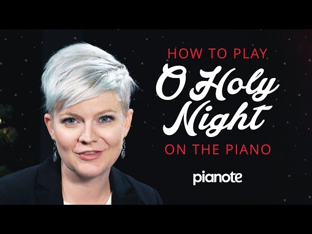 How to Play "O Holy Night" (Beginner Christmas Piano Tutorial)
