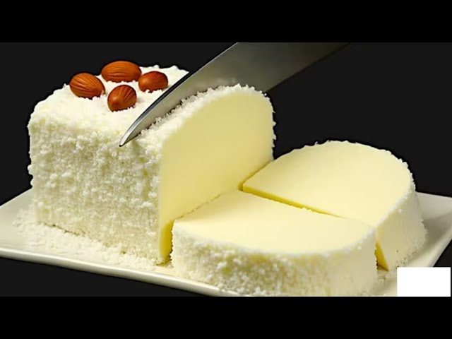 ¡Solo leche y leche condensada!postre rápido en 5 minutos!Sin Horno,sin harina,sin gelatina!