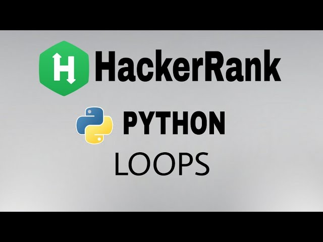 #5: Loops | Hackerrank Python Solution | English Explanation