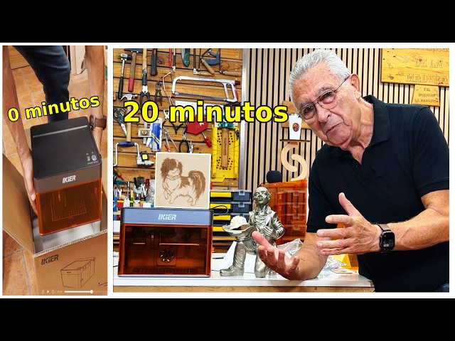 From box to engraving in 20 minutes: iKier Flex